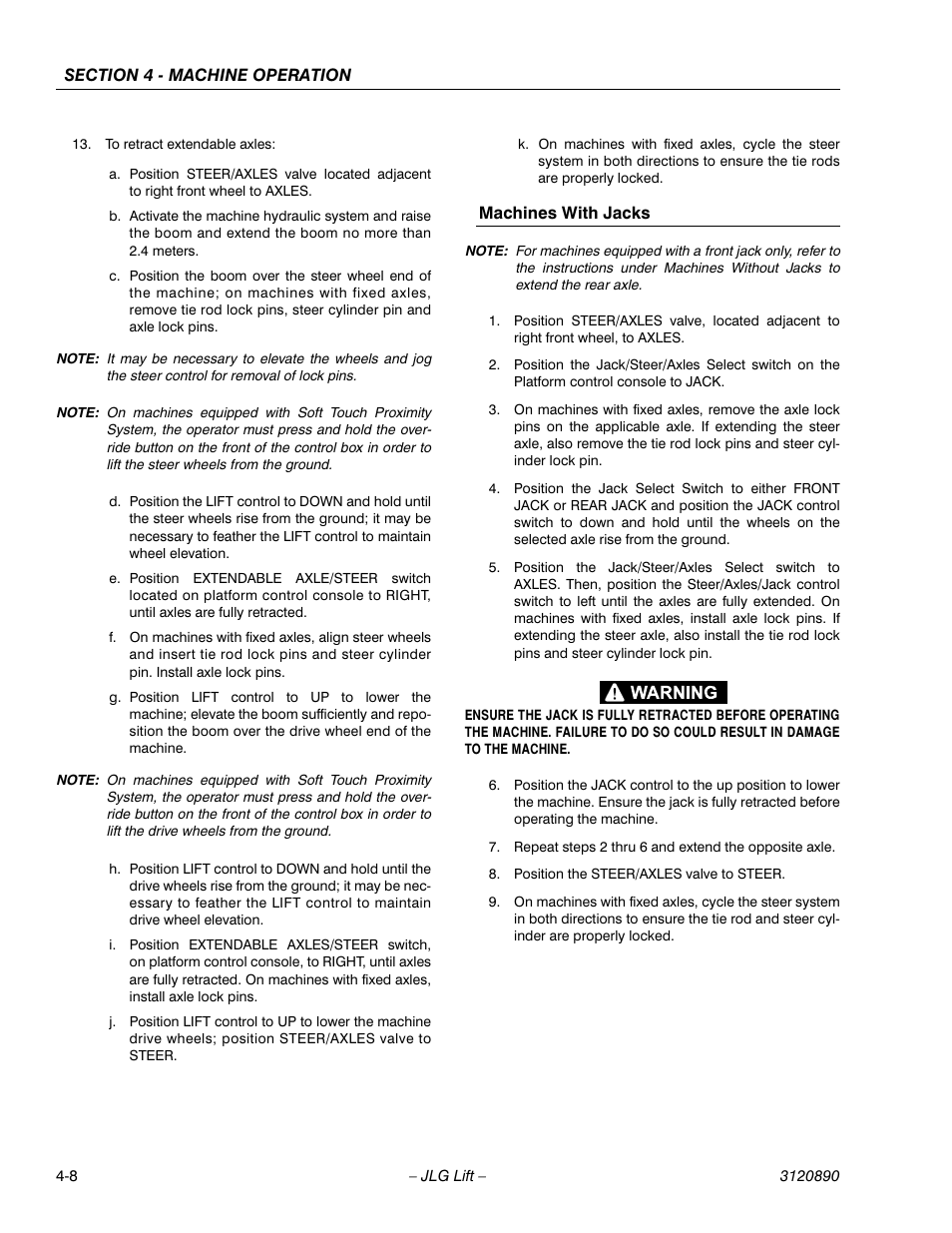 JLG 80HX_HX+6 Operator Manual User Manual | Page 71 / 82