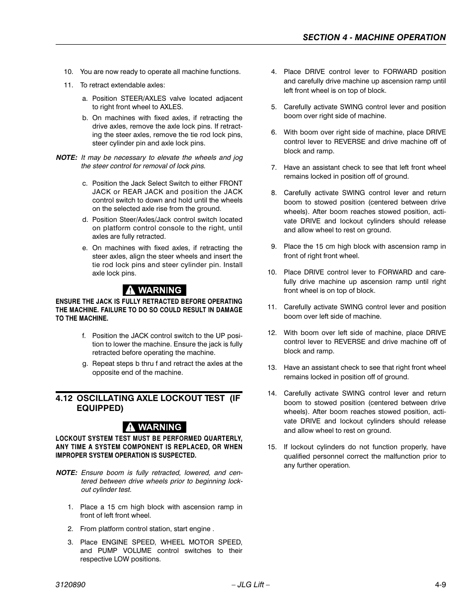 JLG 80HX_HX+6 Operator Manual User Manual | Page 72 / 82