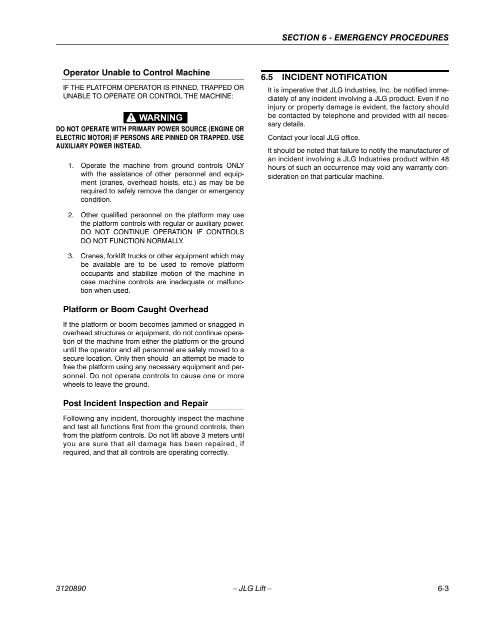 JLG 80HX_HX+6 Operator Manual User Manual | Page 78 / 82