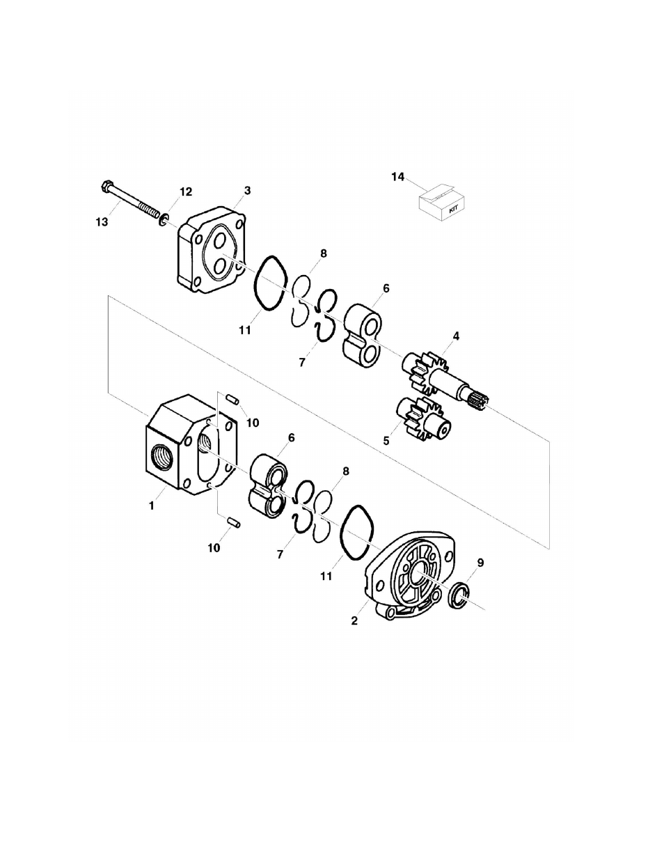 Figure 2-5. pump assembly | JLG M4069 ANSI Parts Manual User Manual | Page 86 / 204