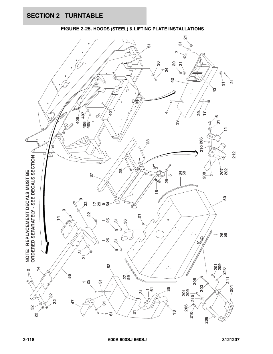 JLG 660SJ Parts Manual User Manual | Page 160 / 404