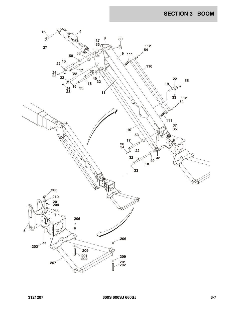 JLG 660SJ Parts Manual User Manual | Page 207 / 404