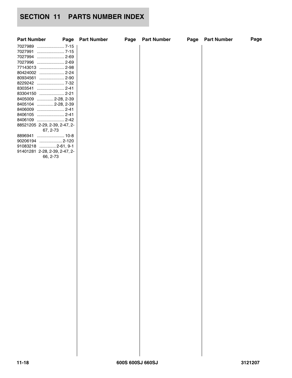 JLG 660SJ Parts Manual User Manual | Page 402 / 404