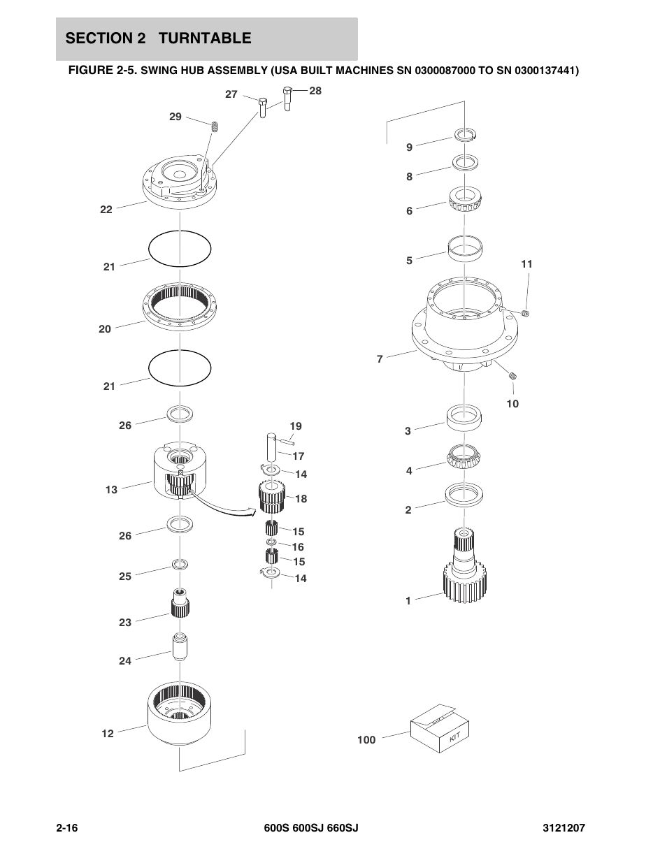 Swing hu | JLG 660SJ Parts Manual User Manual | Page 58 / 404