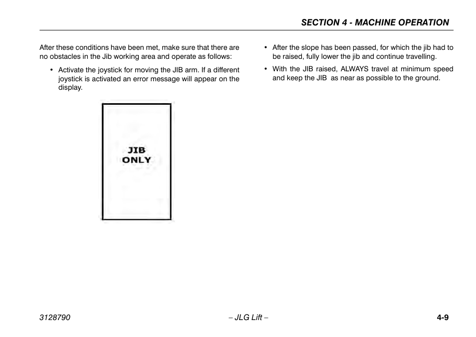 JLG X700AJ Operator Manual User Manual | Page 55 / 124