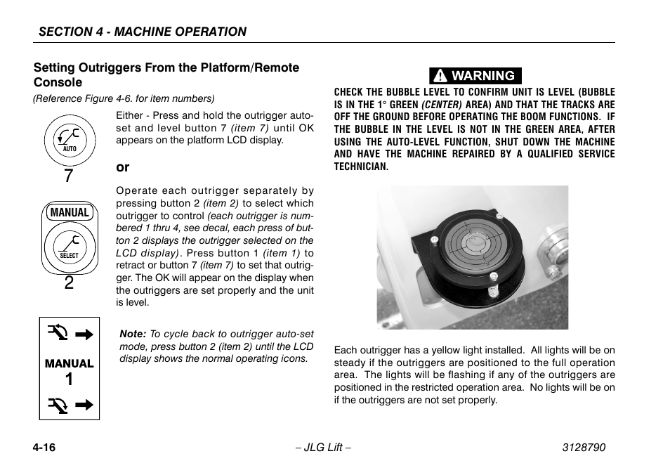 JLG X700AJ Operator Manual User Manual | Page 62 / 124