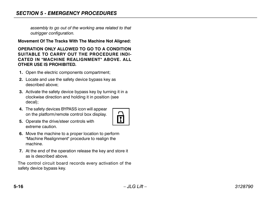 JLG X700AJ Operator Manual User Manual | Page 96 / 124