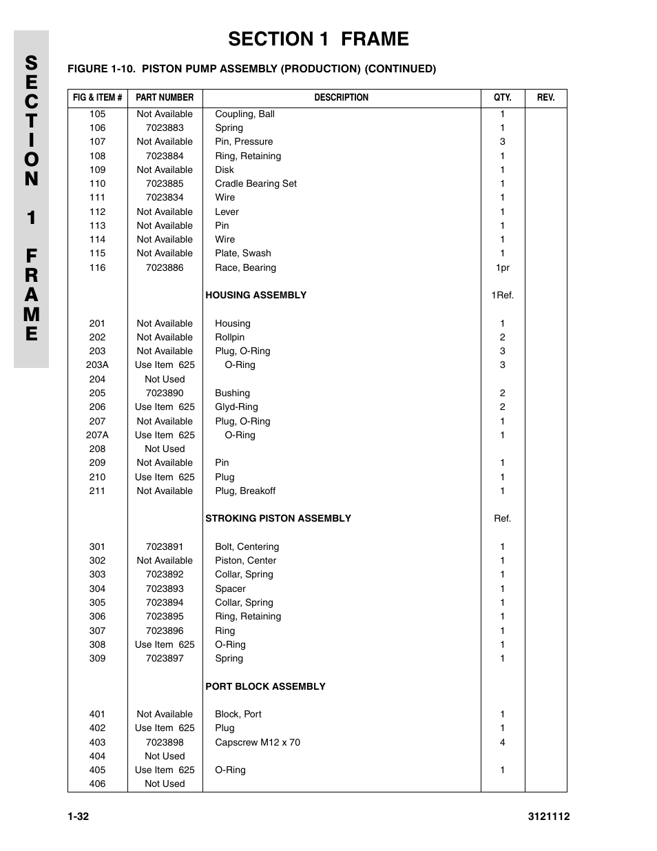 JLG 400CRT ANSI Parts Manual User Manual | Page 38 / 164