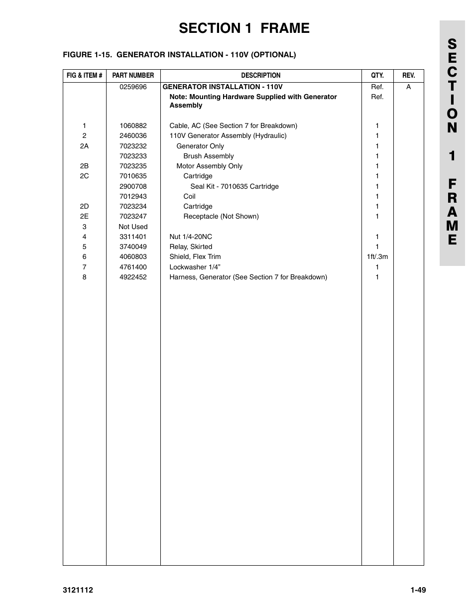 JLG 400CRT ANSI Parts Manual User Manual | Page 55 / 164
