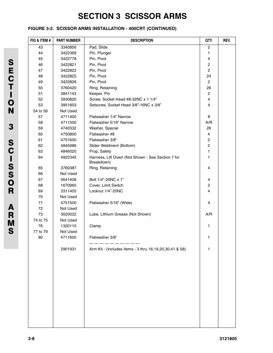JLG 400CRT Parts Manual User Manual | Page 72 / 150