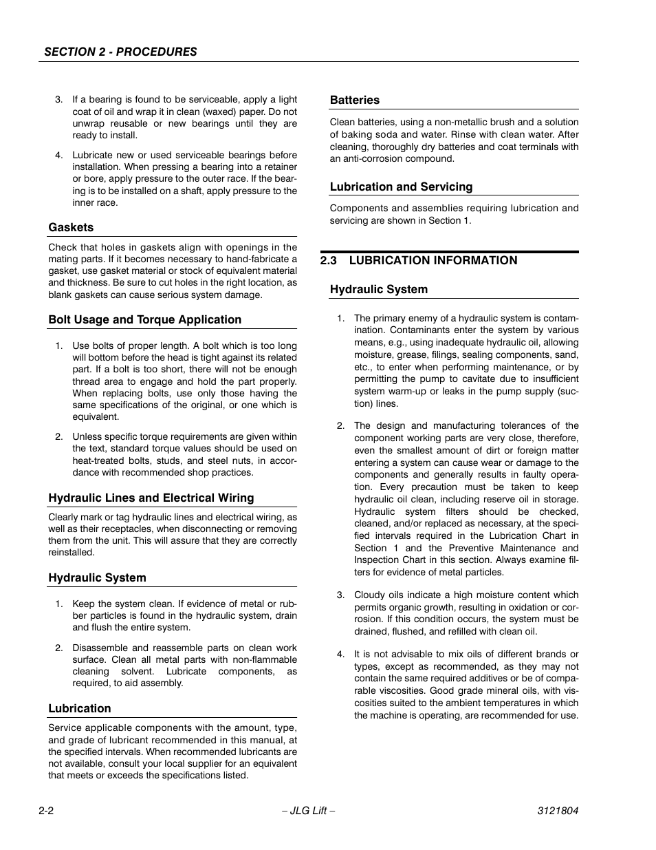 JLG 400CRT Service Manual User Manual | Page 16 / 58