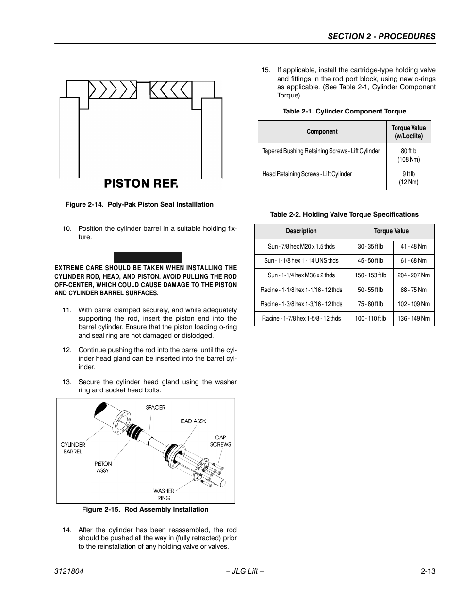 Important | JLG 400CRT Service Manual User Manual | Page 27 / 58
