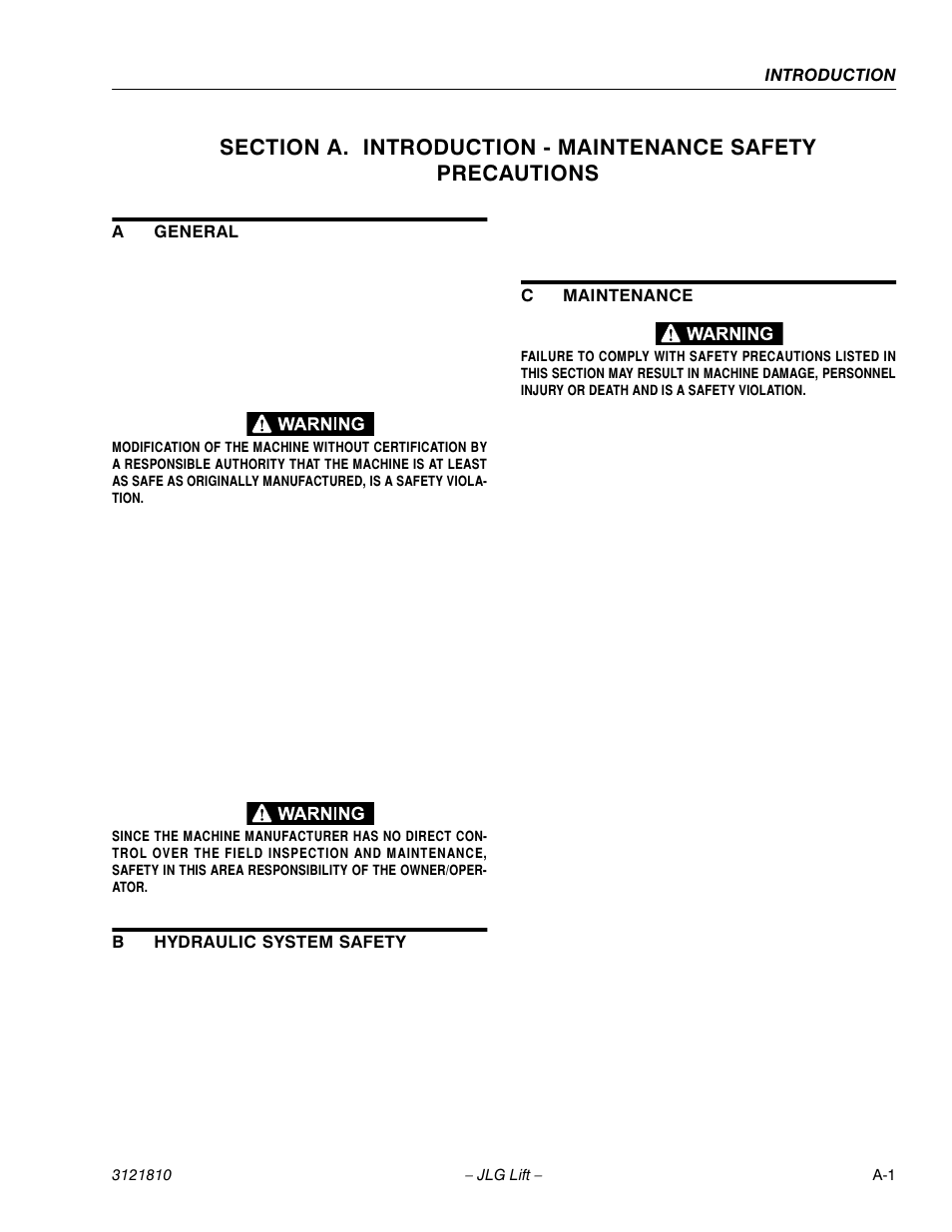 JLG 120-SXJ Service Manual User Manual | Page 3 / 112