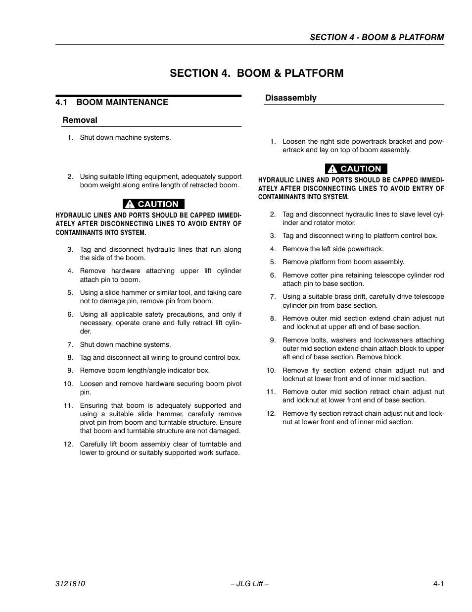 JLG 120-SXJ Service Manual User Manual | Page 49 / 112