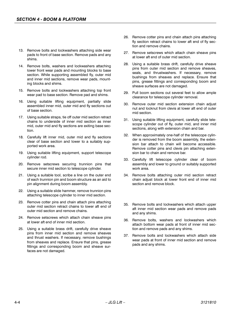 JLG 120-SXJ Service Manual User Manual | Page 52 / 112