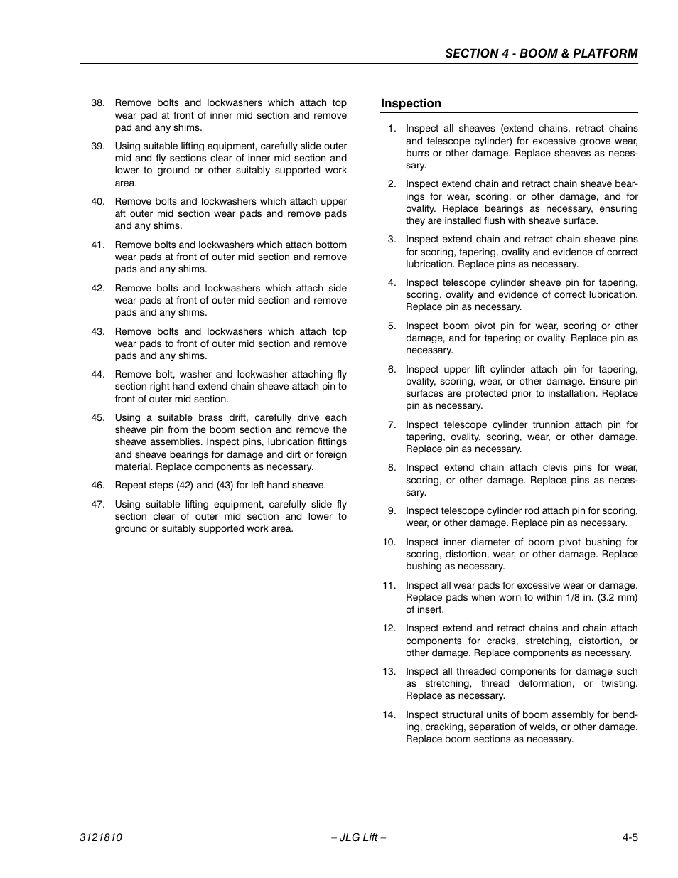 JLG 120-SXJ Service Manual User Manual | Page 53 / 112