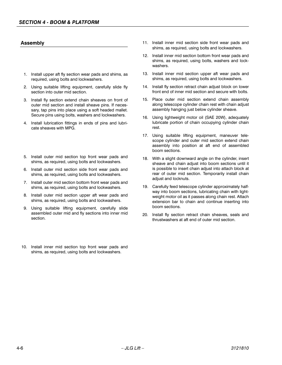 JLG 120-SXJ Service Manual User Manual | Page 54 / 112