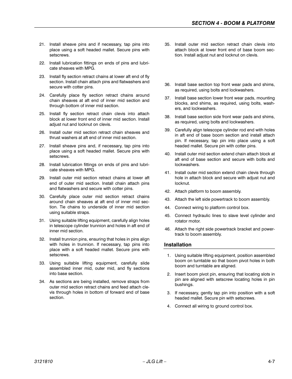 JLG 120-SXJ Service Manual User Manual | Page 55 / 112