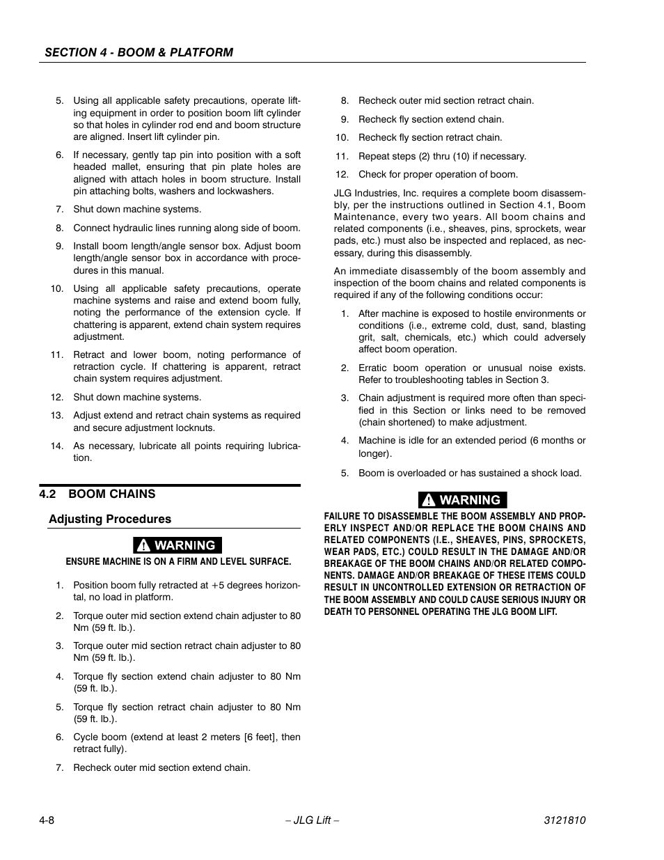 JLG 120-SXJ Service Manual User Manual | Page 56 / 112