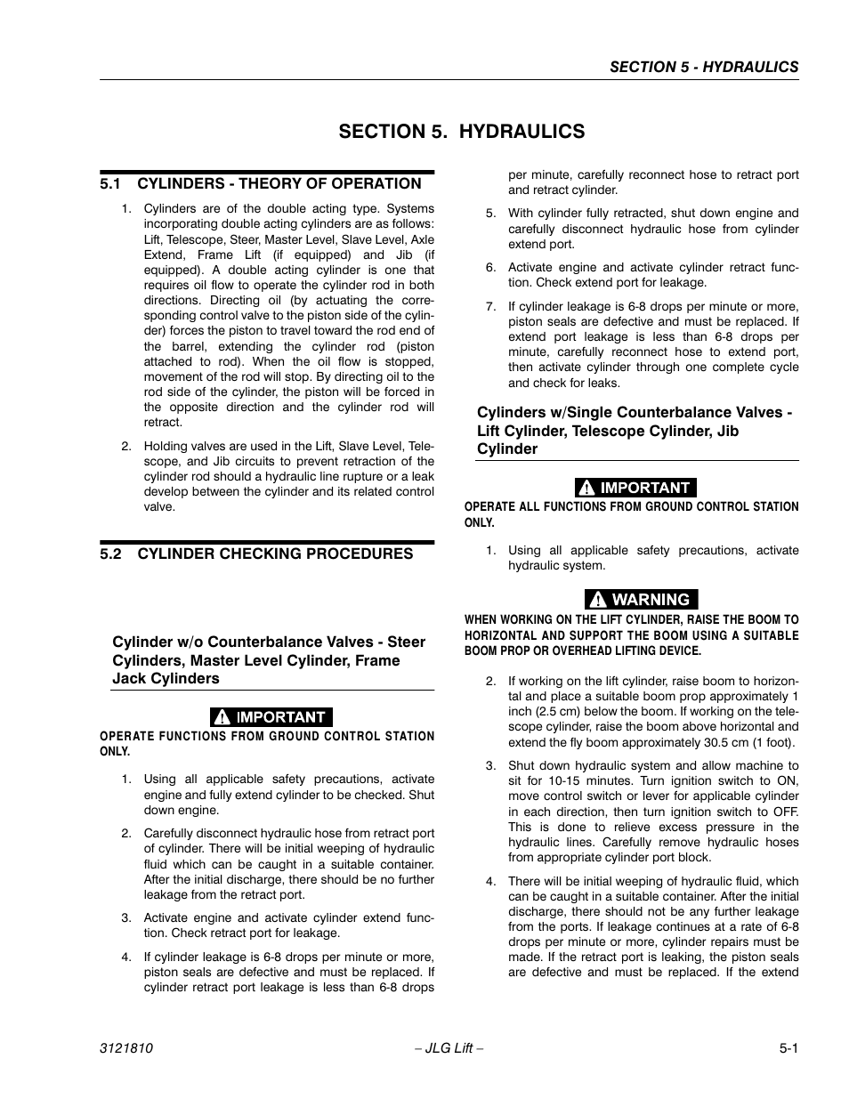 JLG 120-SXJ Service Manual User Manual | Page 71 / 112
