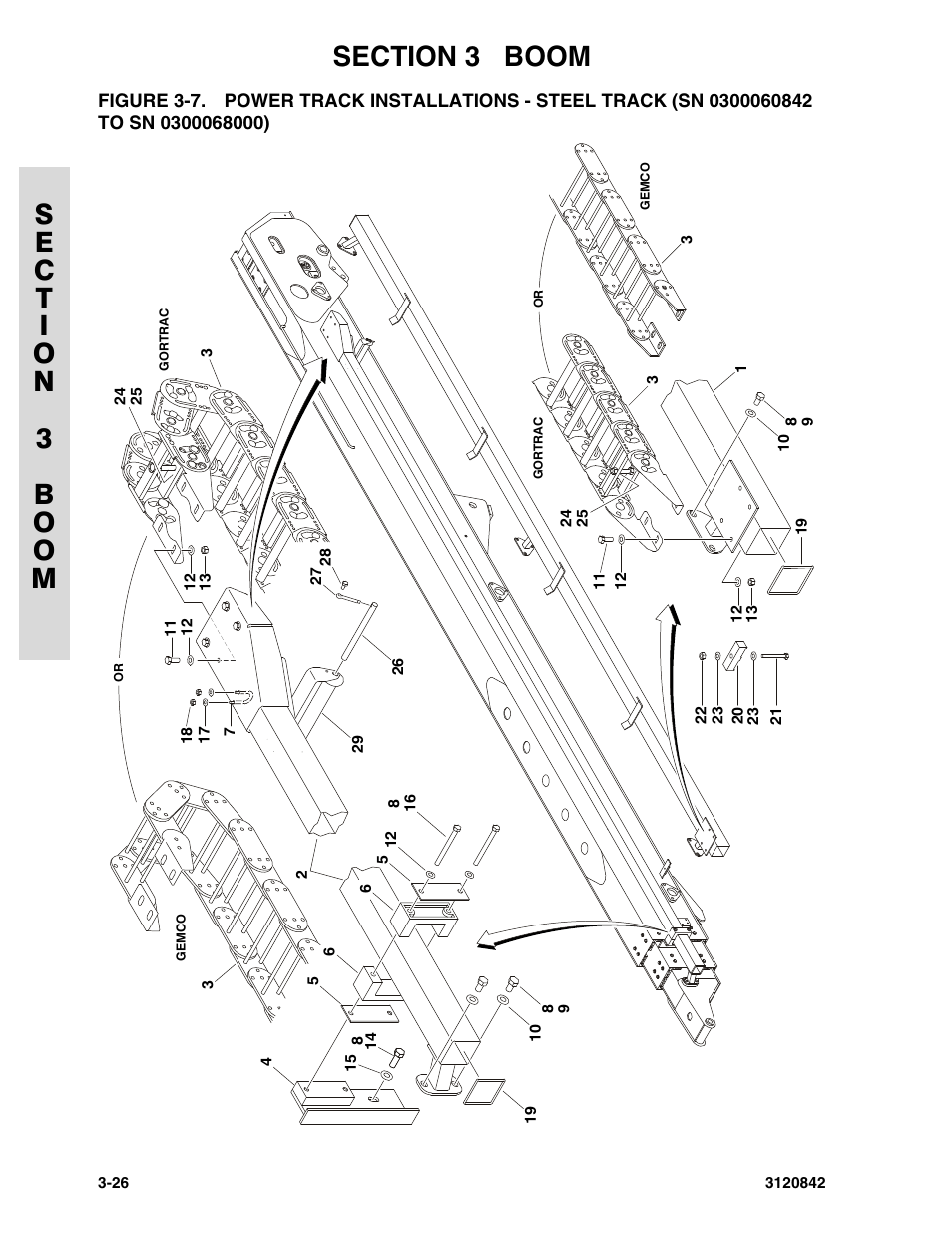 Sn 0300068000) -26 | JLG 660SJ Parts Manual User Manual | Page 150 / 306