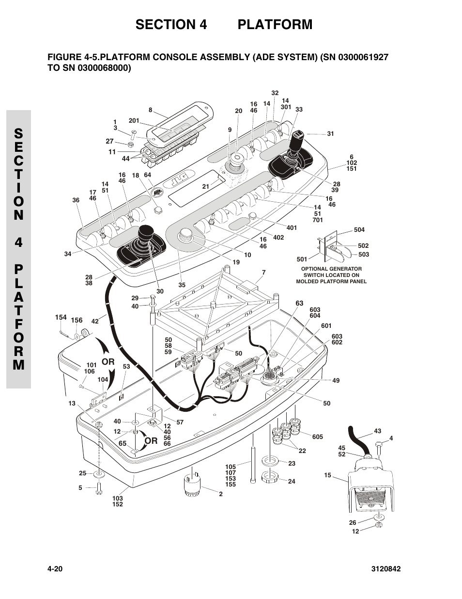 Sn 0300068000) -20 | JLG 660SJ Parts Manual User Manual | Page 172 / 306