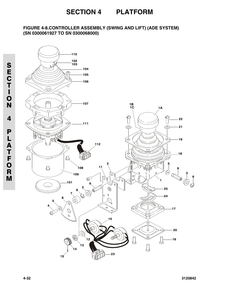 To sn 0300068000) -32 | JLG 660SJ Parts Manual User Manual | Page 184 / 306
