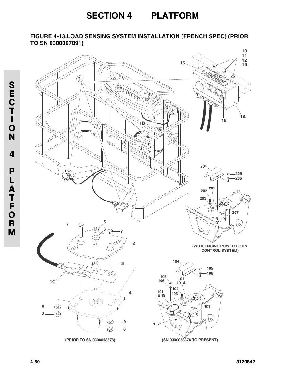 Sn 0300067891 -50 | JLG 660SJ Parts Manual User Manual | Page 202 / 306