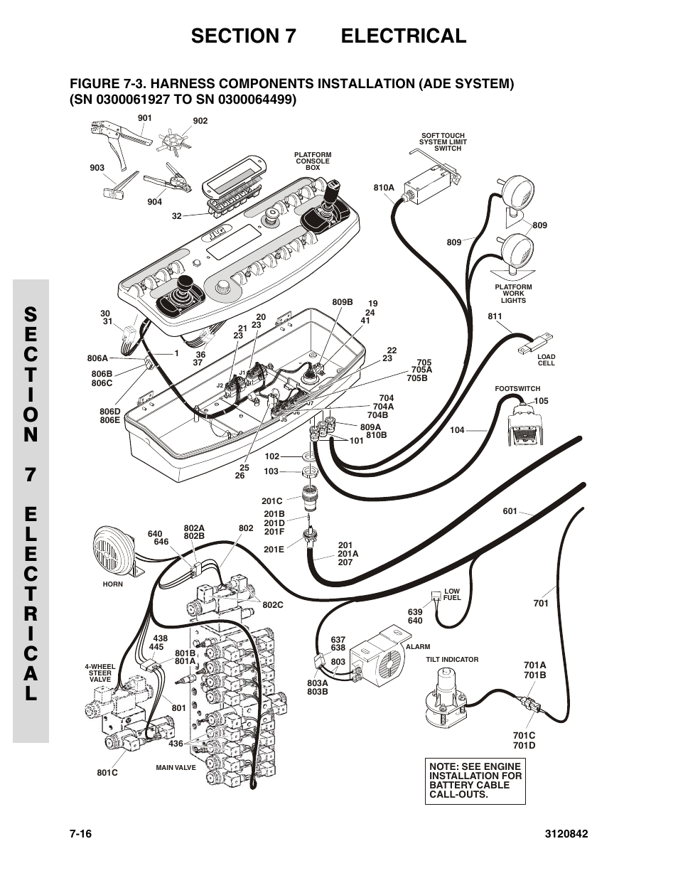 To sn 0300064499) -16 | JLG 660SJ Parts Manual User Manual | Page 262 / 306