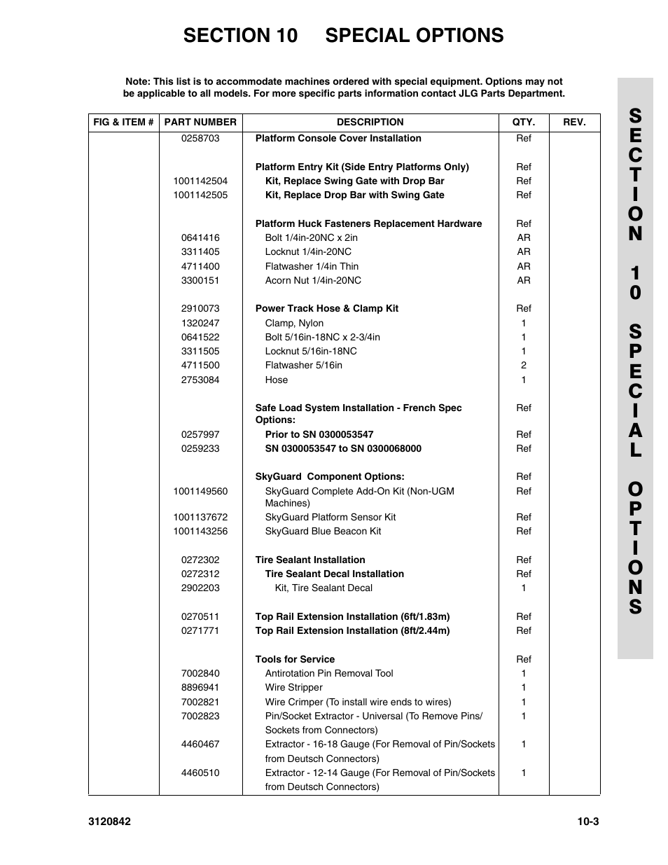 JLG 660SJ Parts Manual User Manual | Page 291 / 306