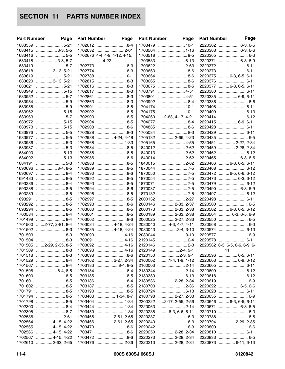 JLG 660SJ Parts Manual User Manual | Page 296 / 306