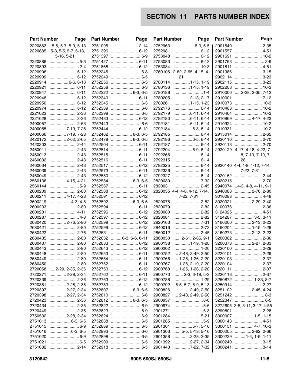 JLG 660SJ Parts Manual User Manual | Page 297 / 306