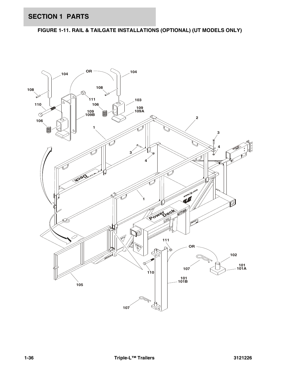 JLG Triple-L Parts Manual User Manual | Page 44 / 106