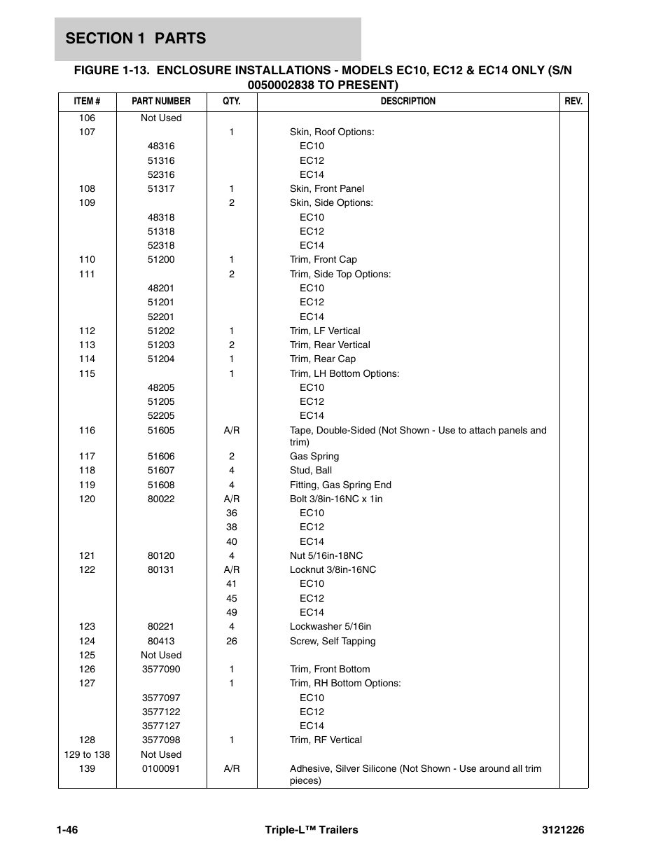 JLG Triple-L Parts Manual User Manual | Page 54 / 106