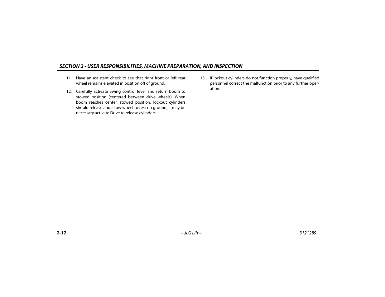 JLG 450A_AJ Series II Operator Manual User Manual | Page 36 / 126