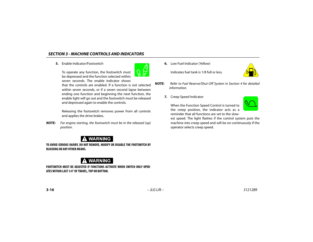 JLG 450A_AJ Series II Operator Manual User Manual | Page 52 / 126