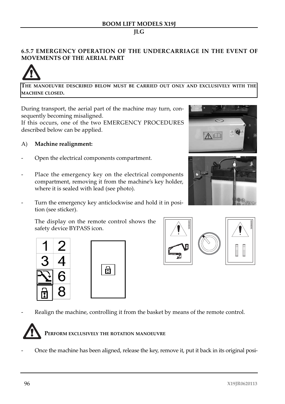 JLG X19J Operator Manual User Manual | Page 100 / 177