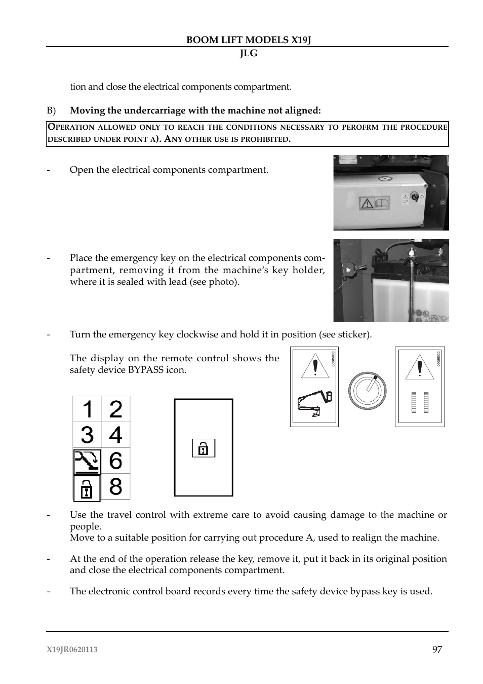 JLG X19J Operator Manual User Manual | Page 101 / 177