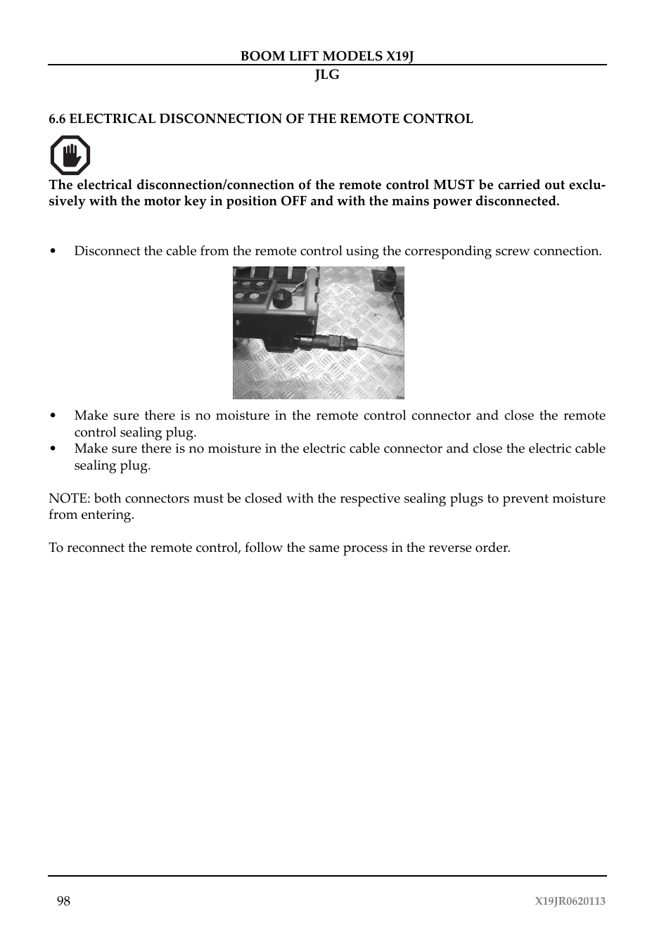 JLG X19J Operator Manual User Manual | Page 102 / 177