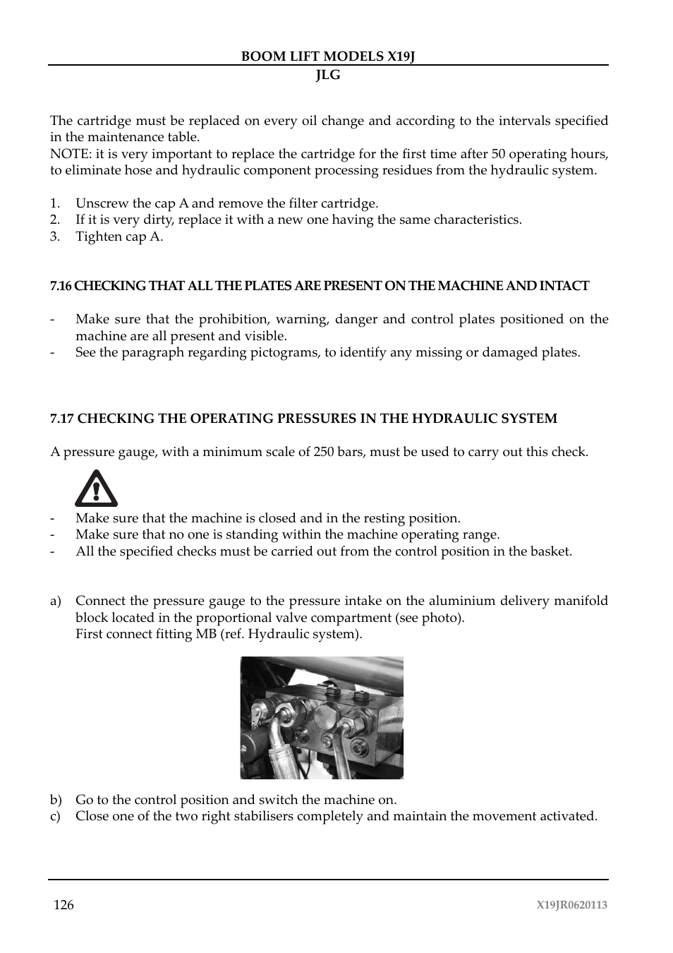 JLG X19J Operator Manual User Manual | Page 130 / 177