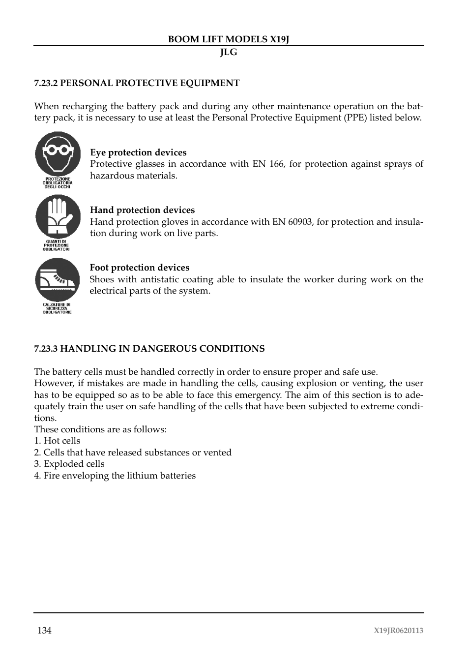 JLG X19J Operator Manual User Manual | Page 138 / 177