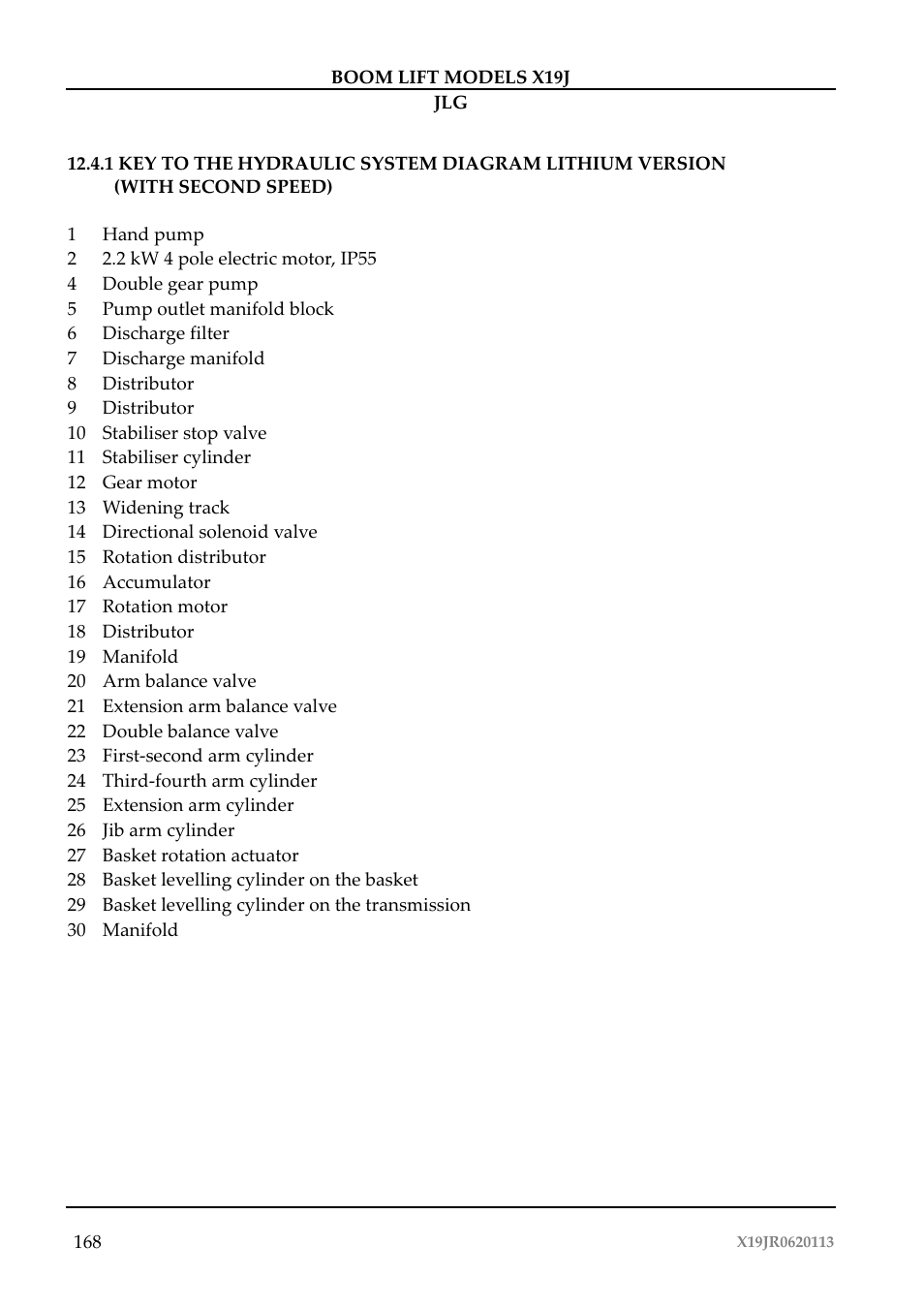 JLG X19J Operator Manual User Manual | Page 172 / 177
