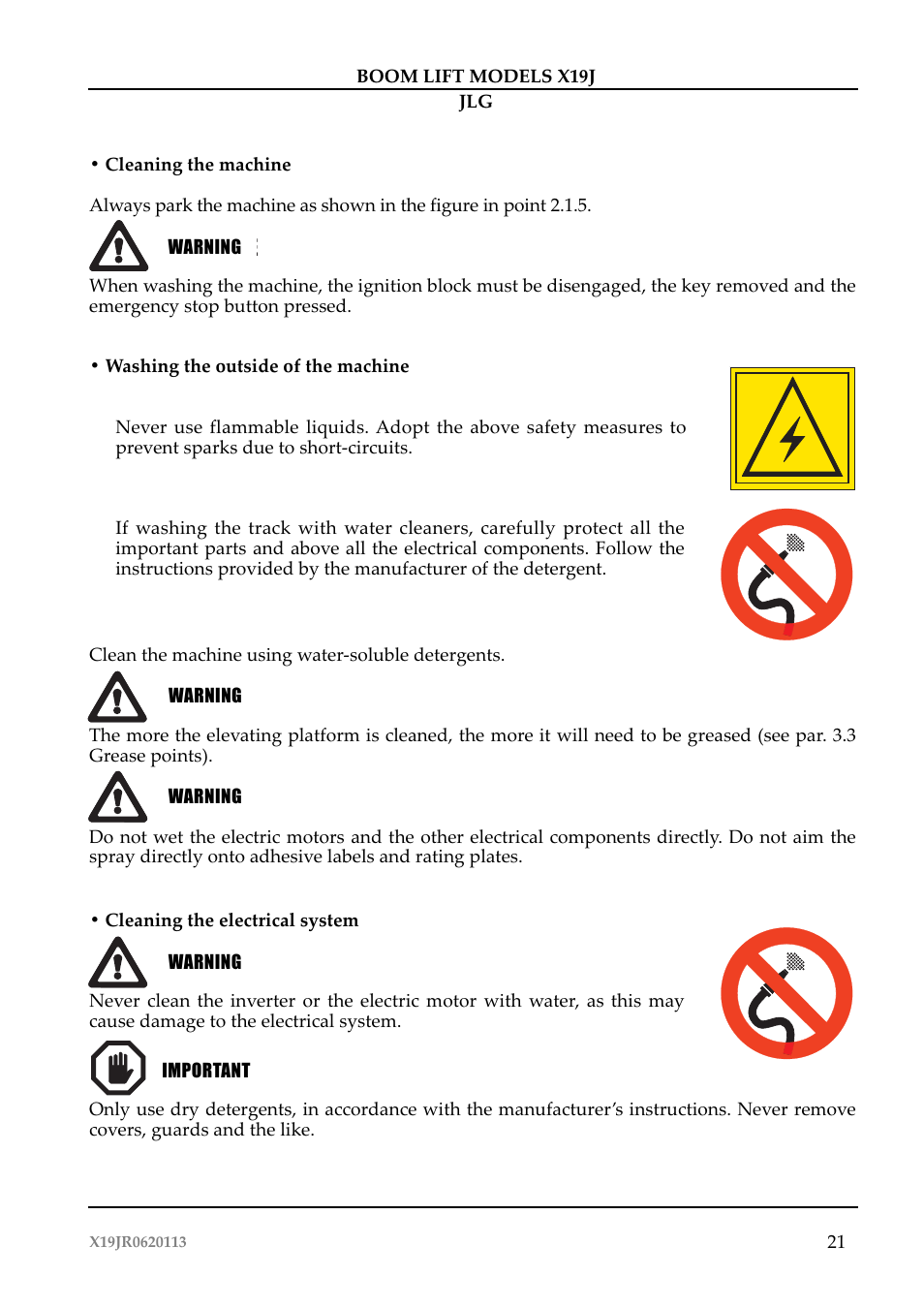 JLG X19J Operator Manual User Manual | Page 25 / 177