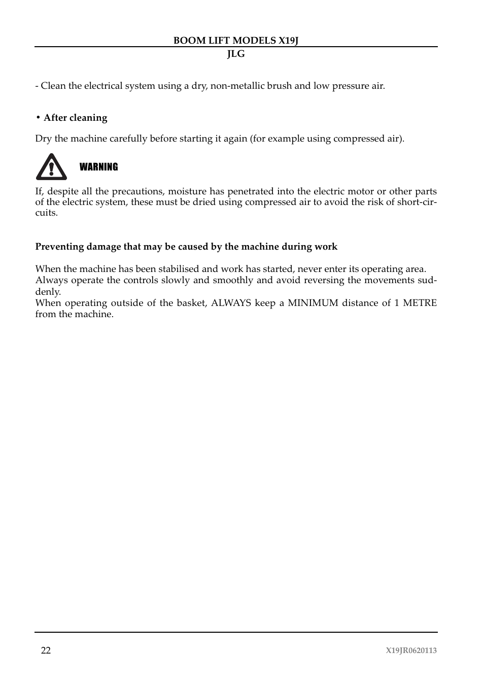 JLG X19J Operator Manual User Manual | Page 26 / 177