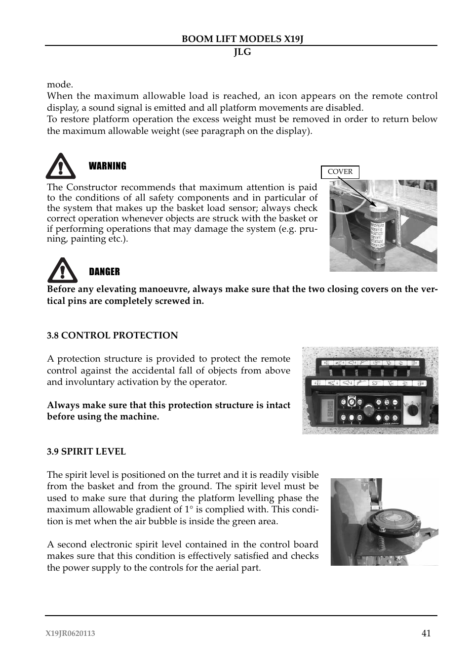 JLG X19J Operator Manual User Manual | Page 45 / 177