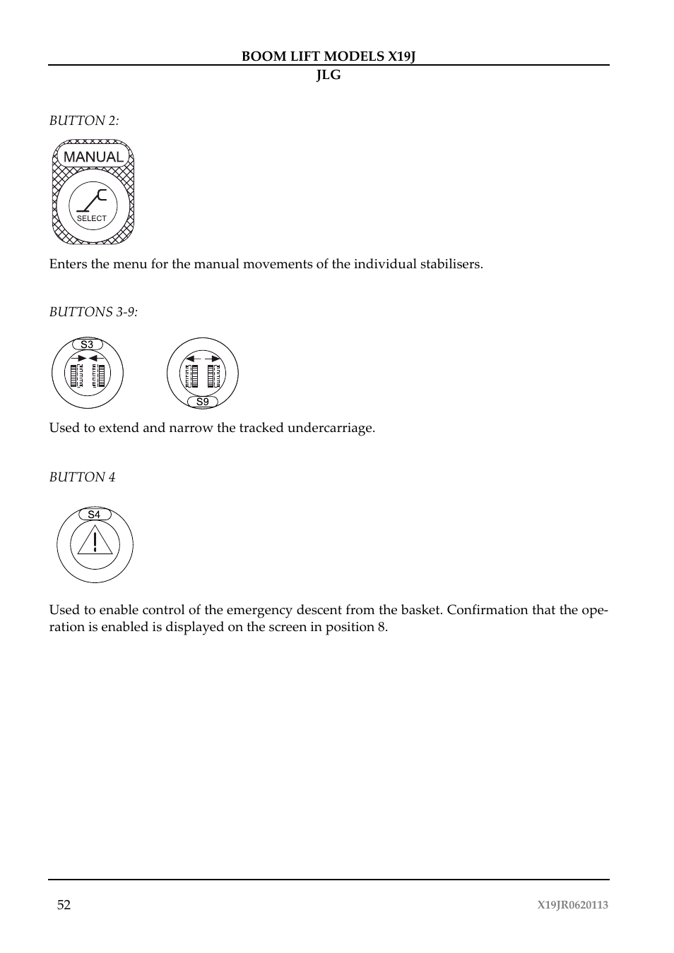 JLG X19J Operator Manual User Manual | Page 56 / 177