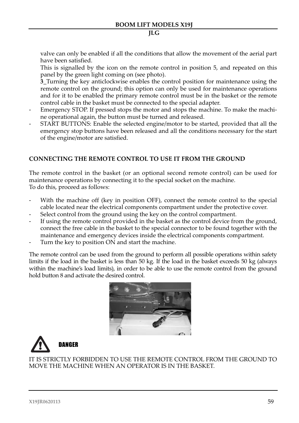 JLG X19J Operator Manual User Manual | Page 63 / 177