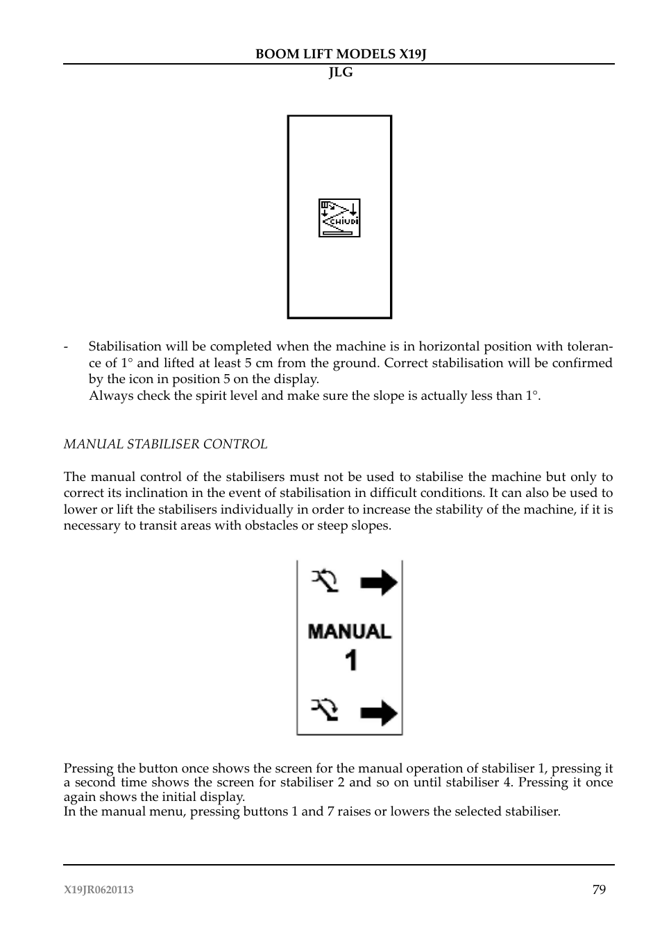 JLG X19J Operator Manual User Manual | Page 83 / 177