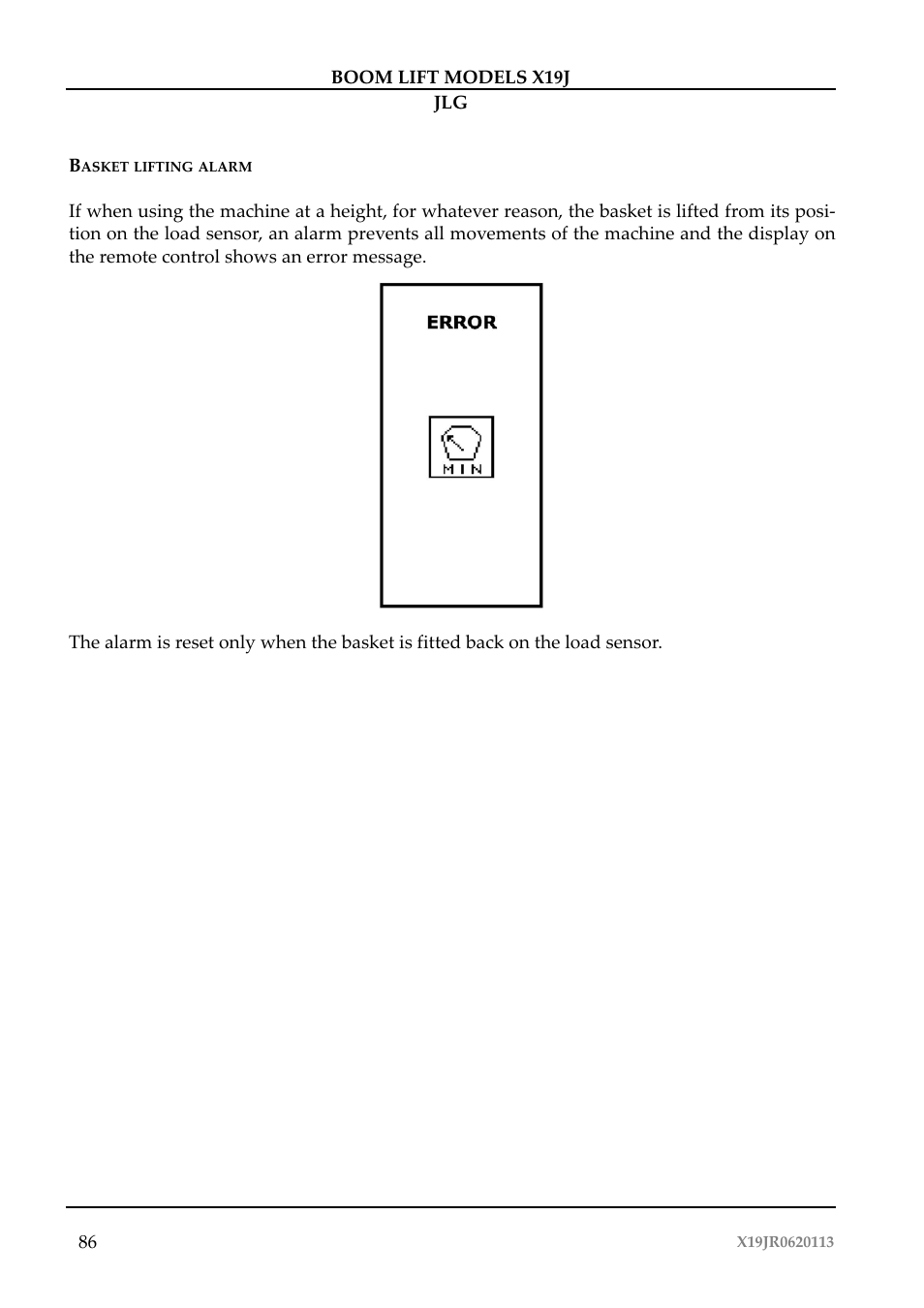 JLG X19J Operator Manual User Manual | Page 90 / 177