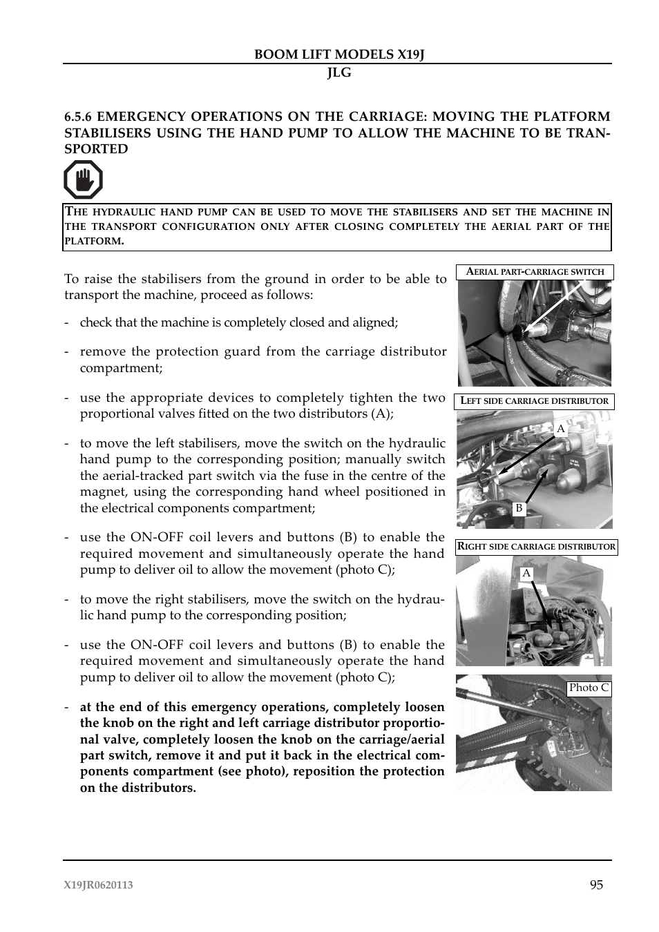 JLG X19J Operator Manual User Manual | Page 99 / 177